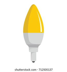 Power light bulb flat icons set vector illustration for design and web isolated on white background. Power light bulb vector object for labels, logos and advertising