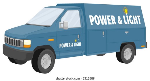 A Power And Light Truck