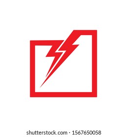 power lighting electric icon logo