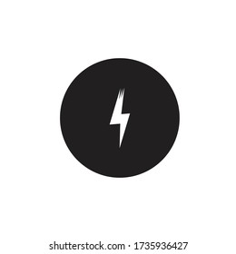 logotipo de iconos eléctricos de iluminación eléctrica