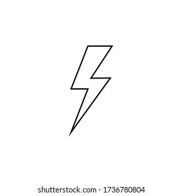 logotipo de iconos eléctricos de iluminación eléctrica