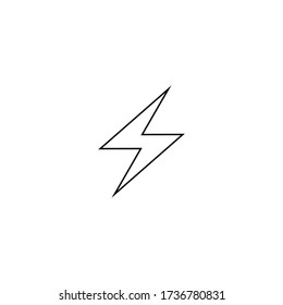 logotipo de iconos eléctricos de iluminación eléctrica