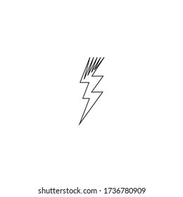 logotipo de iconos eléctricos de iluminación eléctrica