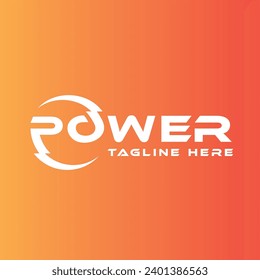 Diseño del logotipo de marca de sonido de marca de luz eléctrica Power Lightt