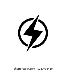 Power lightning icon Vector