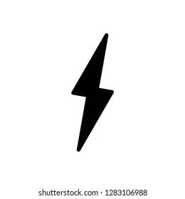 power lightning icon vector symbol