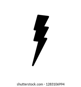 power lightning icon vector symbol