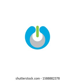 Power Lightning Logo Template vector