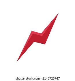 Power lightning logo vector design