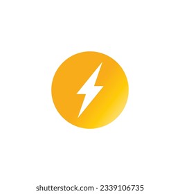 Power lightning logo vector illustration business element and symbol design