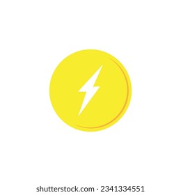 Power lightning logo vector illustration business element and symbol design