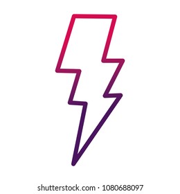 power lightning storm light icon image