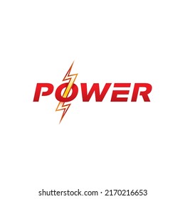 Power Lightning Symbol Power Logo Power Stock Vector (Royalty Free ...