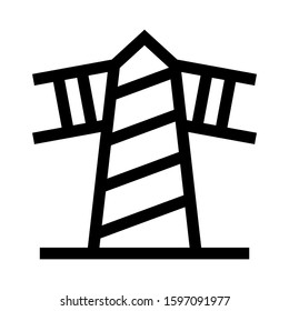power line icon isolated sign symbol vector illustration - high quality black style vector icons
