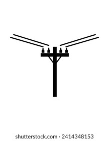 power line icon, vector best flat icon.