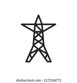 power line vector icon