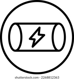 Power Line Vector Icon Design