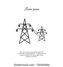 Power Lines Icon