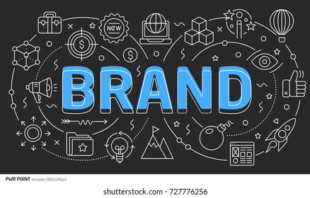 Power Lines Slides Point template Lines template illustration