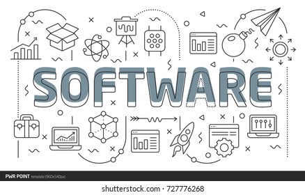 Power Lines Slides Point template Lines template illustration