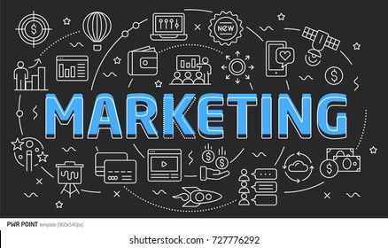 Power Lines Slides Point template Lines template illustration