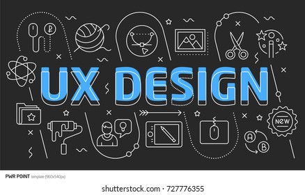Power Lines Slides Point template Lines template illustration