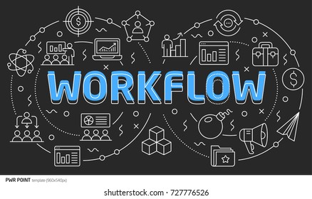 Power Lines Slides Point template Lines template illustration