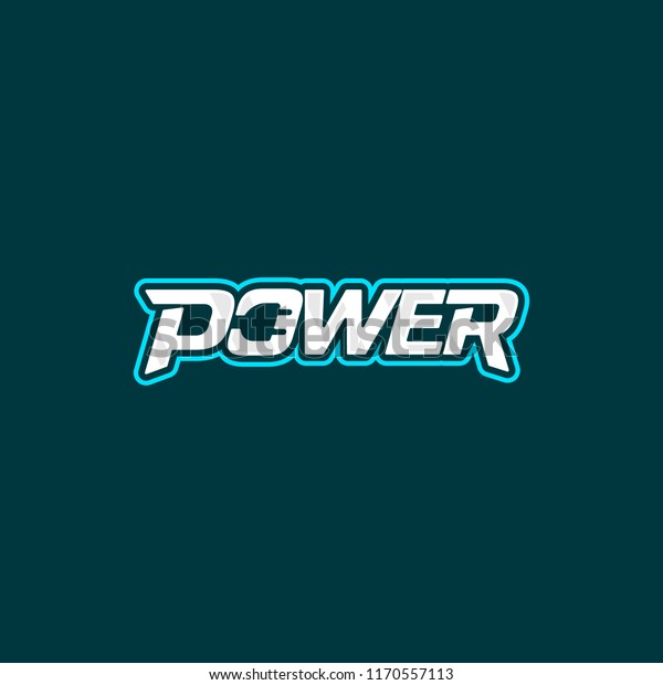 Power Logo Design Electric Socket Energy Stock Vector (Royalty Free ...