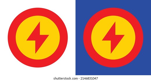 Power logo design. Flash lightning Thunderbolt Energy representing high power Logo design vector element. Logo, icon, emblem, S, sign, symbol  concept for logo design.