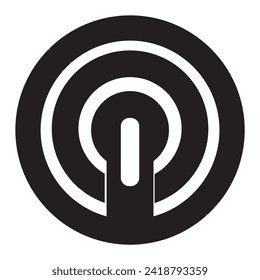 power logo icon.  Lightning Power Icon.555