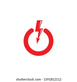 power logo icon vector illustraion design