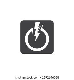 power logo icon vector illustraion design