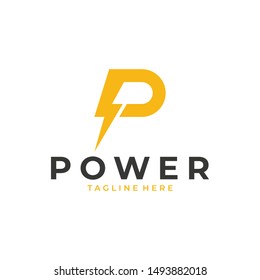 power logo icon vector isolated