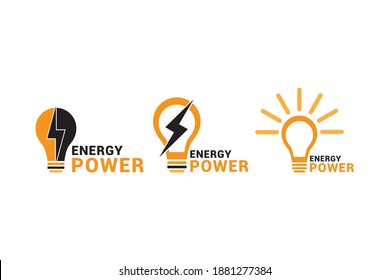 Power logo icon vector template.