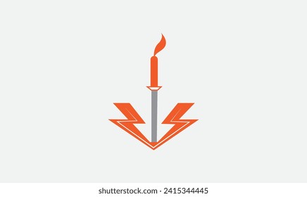 Power-Logo.  Power-Logo auf weißem Hintergrund