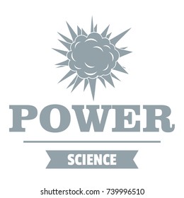 Power logo. Simple illustration of power vector logo for web