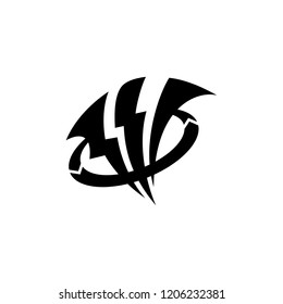 Power Logo Template Design, Creative Symbol, Icon