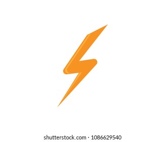 Lightning Bolt Icon Color Style Design Stock Vector (Royalty Free ...