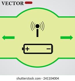 power management through a wi-fi network ,  vector, EPS 10