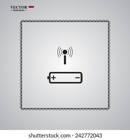 power management through a wi-fi network, vector, EPS 10