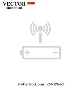 power management through a wi-fi network, vector, EPS 10