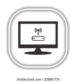 power management through a wi-fi network. icon