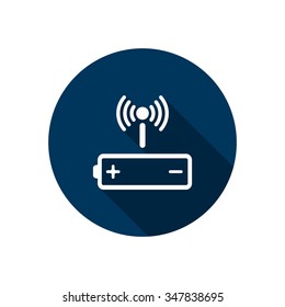 power management through a wi-fi network icon