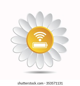 power management through a wi-fi network icon