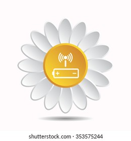 power management through a wi-fi network icon