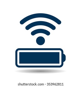power management through a wi-fi network icon