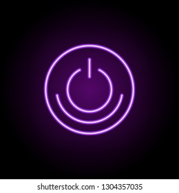 power of nature outline icon. Elements of Ecology in neon style icons. Simple icon for websites, web design, mobile app, info graphics