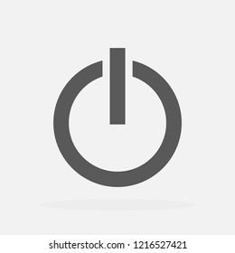 power off icon vector