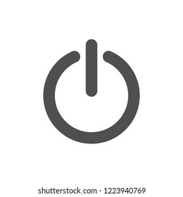 power off icon vector