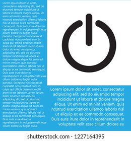 power off icon vector